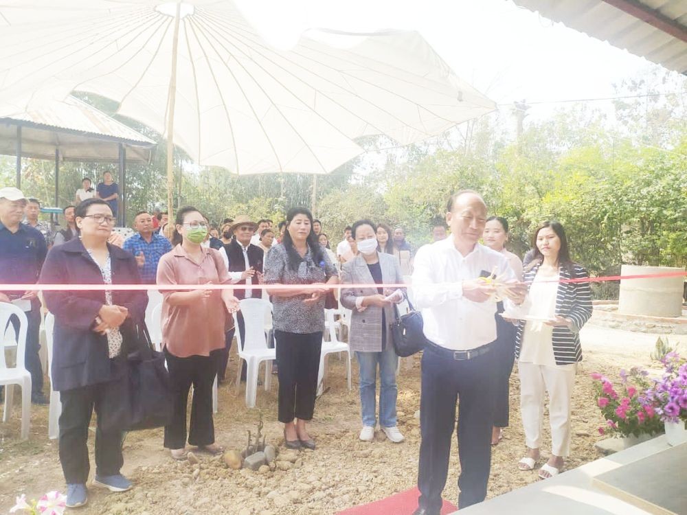 Dimapur CMO Dr Moatemjen inaugurated the new extension at the Tenyiphe-III AYUSH Health & Wellness Centre on February 28.